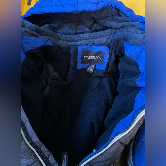 London Fog blue and gray winters jacket - Picture 5 of 11